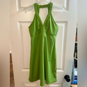 Athleta Bright Green Activewear Dress